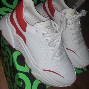 Dolce and gabanna size 8 1/2 in men , white and red